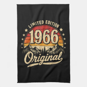 Vintage 1966 limitierte Auflage Original Geschirrtuch
