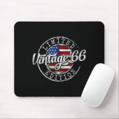Vintage 1966 Stempel 60. Geburtstagsdesign Mousepad (Mit Mouse)