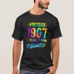 Vintage 1967 55Th Birthday Tie Dye 55 Years Of Bei T-Shirt<br><div class="desc">Vintage 1967 55th Birthday Tie Dye 55 Years Of Being Awesome T-shirt. Stepping into my 55th Birthday Happy birthday to me. Funny Womens Born In 1967 Birthday T-Shirt Gifts Is Perfect Gift For Who Born In 1967 , 55th Birthday, 55 years old, Chapters 55. 55th Birthday Squad T-Shirt, 1967 Birthday...</div>