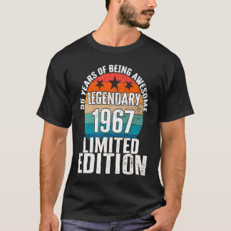 Vintage 1967 Legendäre limitierte Auflage 56 Jahre T-Shirt