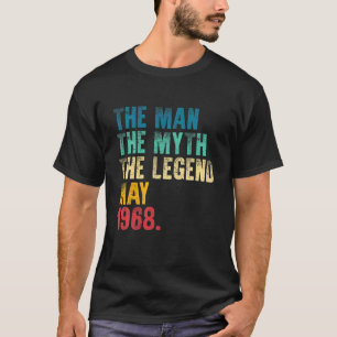 Vintage 1968 Mann Mythos Legende 53. Geburtstag Re T-Shirt