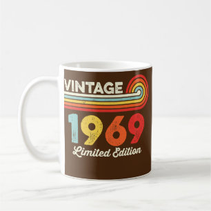 Vintage 1969 Geburtstagslimitierte Auflage Männer Kaffeetasse