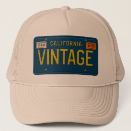 Vintage 1969 | Retro California Nummernschild Surf Truckerkappe