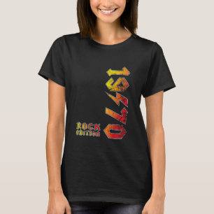 Vintage 1970 Rock Edition Retro-Musikliebhaber-Ges T-Shirt