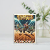 Vintage 1970s Superbowl of Motocross Postkarte (Stehend Vorderseite)