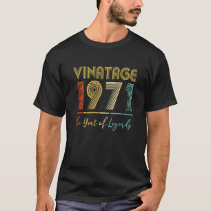 Vintage 1971 51. Geburtstagsideen Männer Frauen Ih T-Shirt