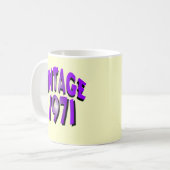 Vintage 1971 kaffeetasse (Vorderseite Links)