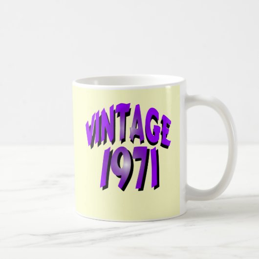 Vintage 1971 kaffeetasse (Rechts)