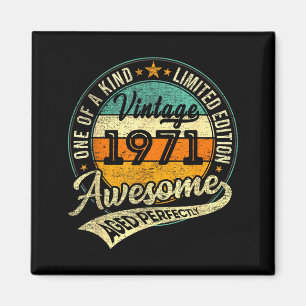 Vintage 1971 limitierte Auflage 55 Jahre alte 55.  Magnet