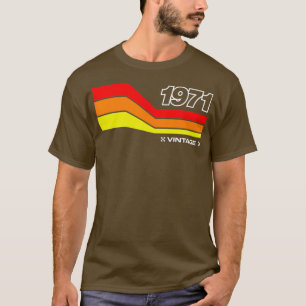 Vintage 1971 Retro Motocross dirt 50th T-Shirt