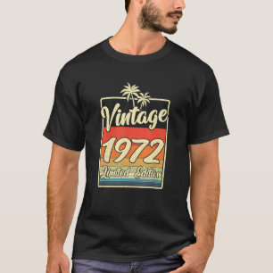 Vintage 1972 49. Geburtstag Limitierte Auflage 49 T-Shirt