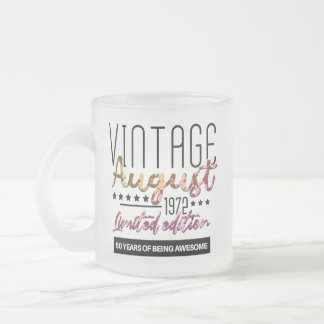 Vintage 1972 50 Jahre alte Geschenke 50. Geburtsta Mattglastasse