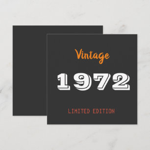 Vintage 1972 Limitierte Edition Dankeskarten Ges Dankeskarte