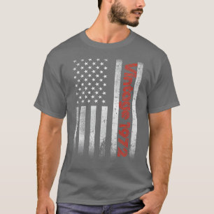 Vintage 1972 Lustig 50 Jahre alte Männer und Fraue T-Shirt