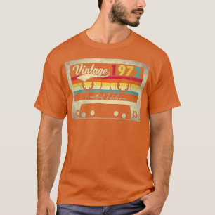Vintage 1972 Retro 50. Geburtstagsgeschenk Limitie T-Shirt