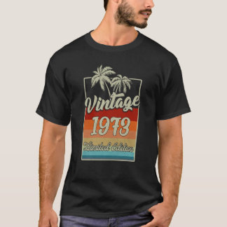 Vintage 1973 50 Jahre alt 50. Geburtstag 2 T-Shirt