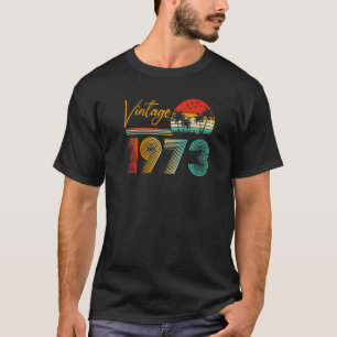 Vintage 1973 Hergestellt 1973 50. Geburtstag 50 J T-Shirt
