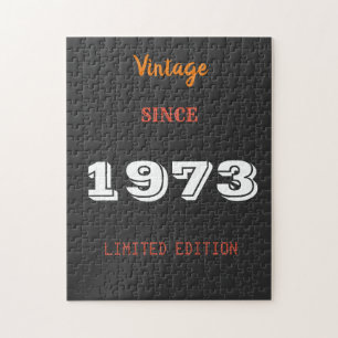 Vintage 1973 limitierte Auflage zum 50. Geburtstag Puzzle