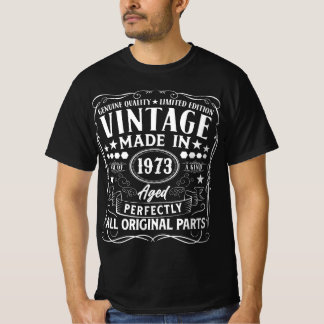 Vintage 1973 – Perfekt gealtert Design T-Shirt