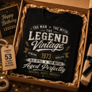 Vintage 1973 Perfekt gealtert zum 53. Geburtstag T-Shirt