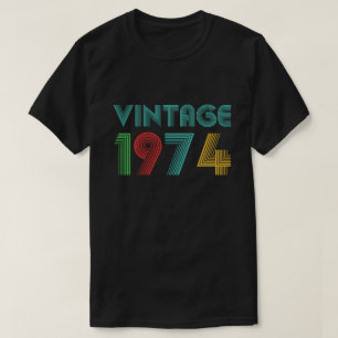 Vintage 1974, 50. Geburtstagsgeschenk T-Shirt