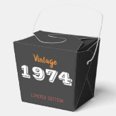 Vintage 1974 52. Geburtstag Gefälligkeitsboxen - L Geschenkschachtel (Vorderseite)