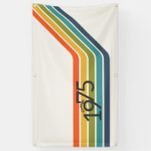 Vintage 1975 Design Party Banner (Vertikal)