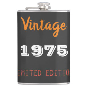Vintage 1975-Flasche – Geburtstagsgeschenk zum 50. Flachmann