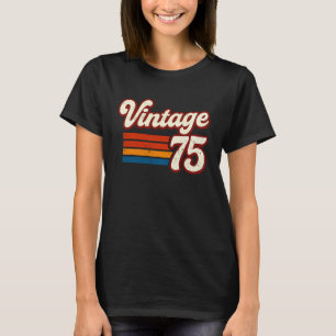 Vintage 1975 Hergestellt 1975 50. Geburtstag 50 Ja T-Shirt