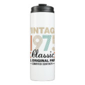 Vintage 1975 imited Edition Birthday Thermosbecher (Vorderseite)