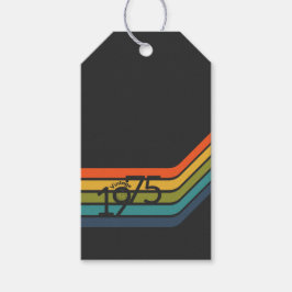 Vintage 1975 Retro-Design-Geschenkanhänger Geschenkanhänger