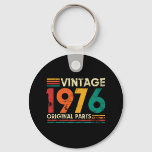Vintage 1976 50. Geburtstag Schlüsselanhänger