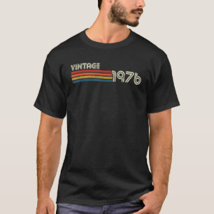 Vintage 1976 50 Jahre alt Retro Geburtstag Lustig  T-Shirt