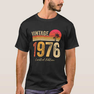 Vintage 1976 Geburtstag Geboren 1976 Geburtstag T-Shirt