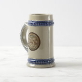 Vintage 1976 Geburtstags-Bierkrug Bierglas (Vorderseite Links)