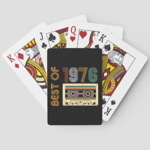 Vintage 1976 Hergestellt 1976 70. Geburtstag 50 Ja Spielkarten