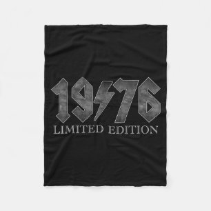 Vintage 1976 Klick 50 Jahre alt Geburtstag 50. Geb Fleecedecke