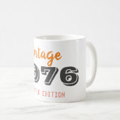 Vintage 1976 Limited Edition Kaffeetasse – 50. (VorderseiteRechts)