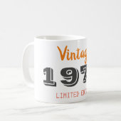 Vintage 1976 Limited Edition Kaffeetasse – 50. (Vorderseite Links)