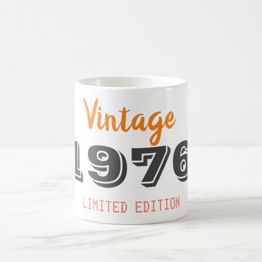 Vintage 1976 Limited Edition Kaffeetasse – 50. (Mittel)