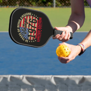 Vintage 1976 limitierte Auflage zum 50. Geburtstag Pickleball Schläger