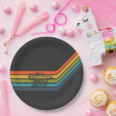 Vintage 1976 Retro Design paper plates Pappteller (Party)