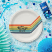 Vintage 1976 Retro Design paper plates Pappteller (Party)