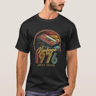 Vintage 1976 Retro-Kassette 1976 50. Geburtstag 50 T-Shirt