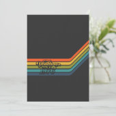 Vintage 1976 Style Birthday Invitation Einladung (Stehend Vorderseite)