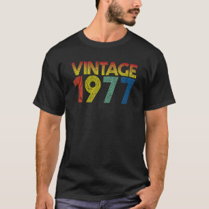 Vintage 1977  45. Geburtstag  Für Männer & Frauen  T-Shirt