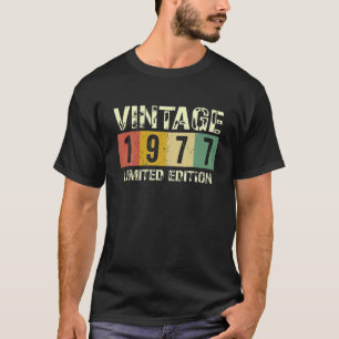 Vintage 1977 45. Geburtstagsgeschenk Männer Frauen T-Shirt