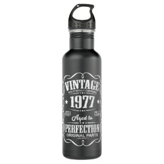 Vintage 1977 gealtert zur Perfektion Edelstahlflasche
