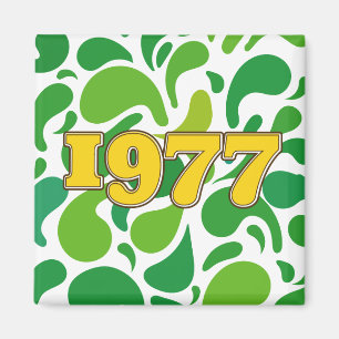 Vintage 1977 magnet