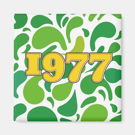 Vintage 1977 magnet (Vorne)